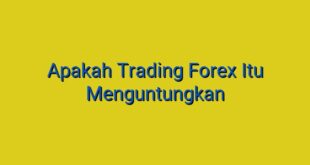 Apakah Trading Forex Itu Menguntungkan