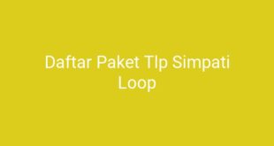 Daftar Paket Tlp Simpati Loop